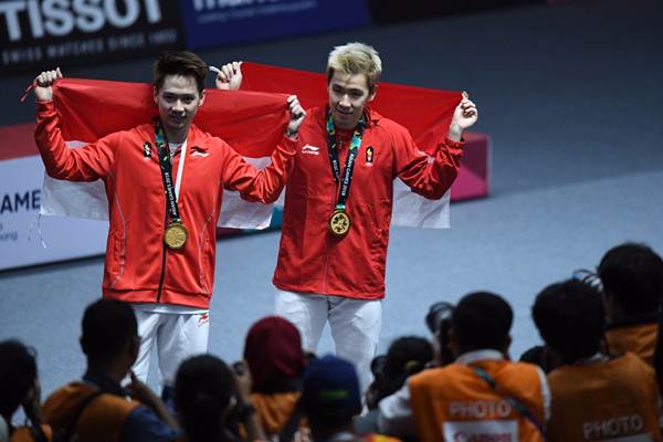  Final Denmark Terbuka 2018: Tampil Sempurna, Marcus Gideon/Kevin Sanjaya Juara