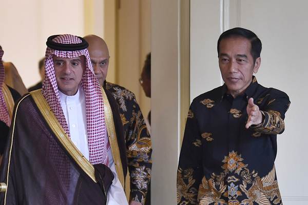  Presiden Jokowi Terima Kunjungan Menlu Arab Saudi Adel al-Jubeir