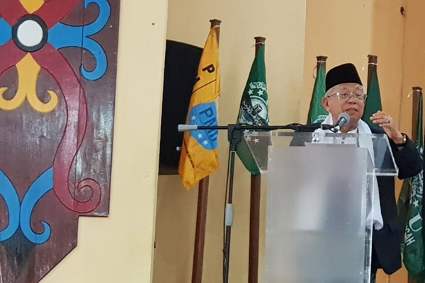  Ma’ruf Amin Ingatkan Santri Harus Kompetitif