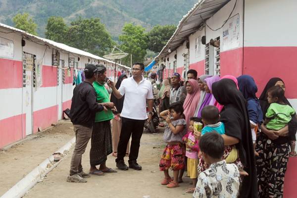  BUMN Bangun Hunian Sementara Korban Gempa Lombok