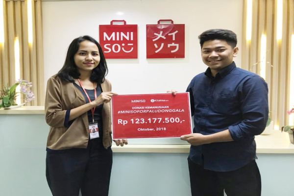  Gempa Palu, MINISO Ajak Konsumen Belanja Sambil Berdonasi Untuk Korban