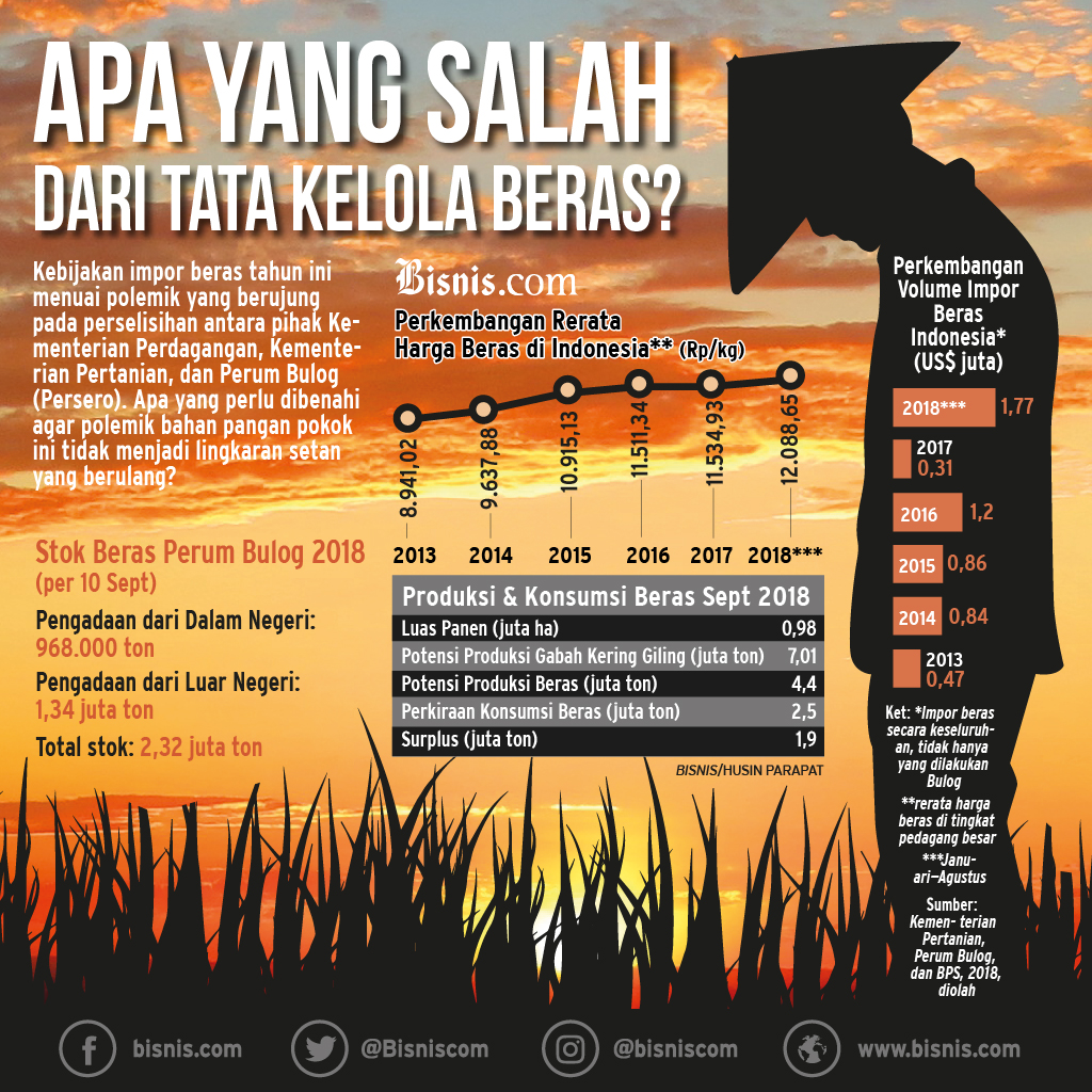  Petani Nilai Data Valid Belum Cukup Selesaikan Masalah Beras