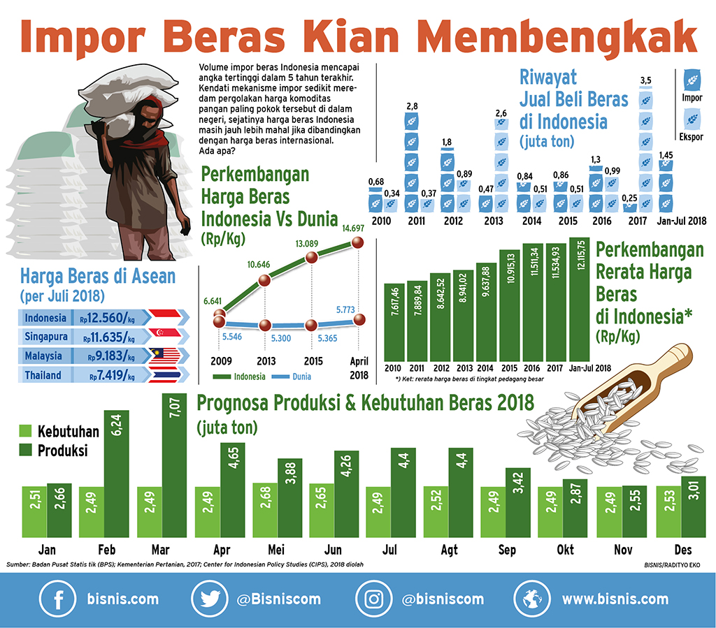  Data Beras Versi BPS Dinilai Dekati Kondisi Riil