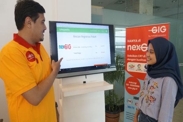  Permudah Pendaftaran Pelanggan Daring, GIG Gandeng Tokopedia