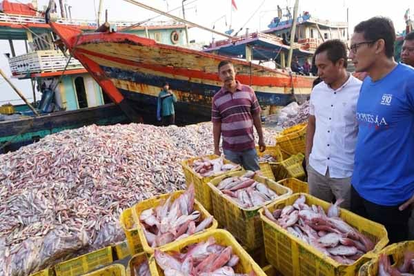  Sandi Sambangi Tegal, Nelayan Curhat Nasib Makin Sulit