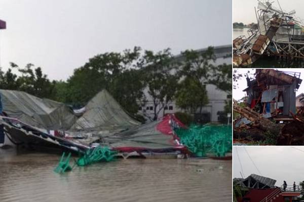  Ini Penyebab Angin Langkisau Terjang Kompleks Jakabaring Palembang