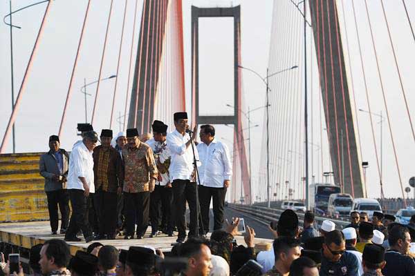  JEMBATAN SURAMADU : PUPR Hitung Biaya Pemeliharaan