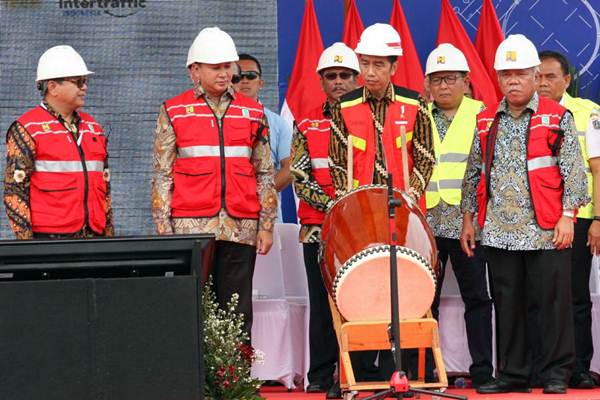  Presiden Jokowi Buka Indonesia Infrastructure Week 2018