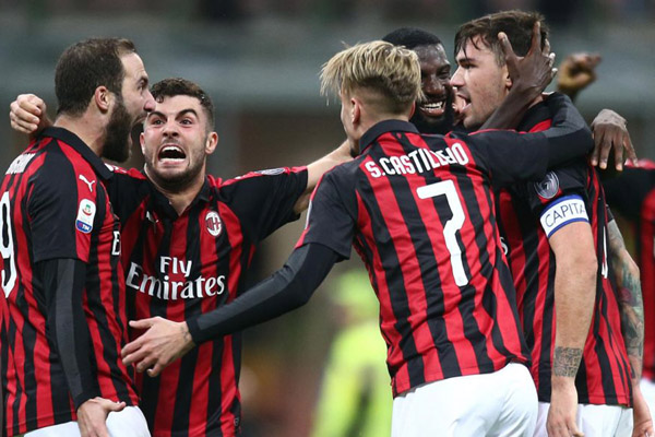  Milan Menang 2 - 1, Romagnoli Buat Gol Bunuh Diri, Lalu Jadi Pahlawan
