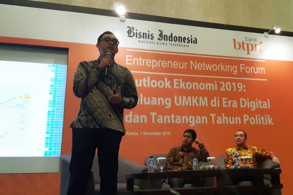  Bisnis Indonesia-BTPN Gelar Outlook Ekonomi Tahun Politik