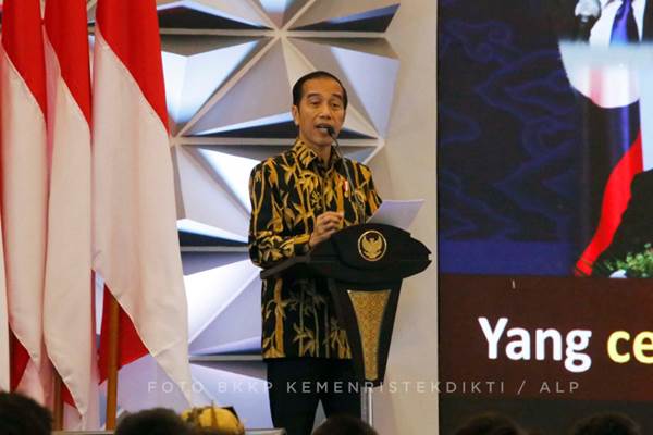 Presiden Joko Widodo: Dunia cepat berubah melalui banyaknya kejutan/Dok. Kemenristekdikti