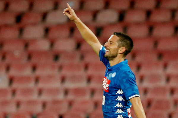  Hasil Liga Italia: Mertens Hattrick, Napoli Hajar Empoli 5 - 1