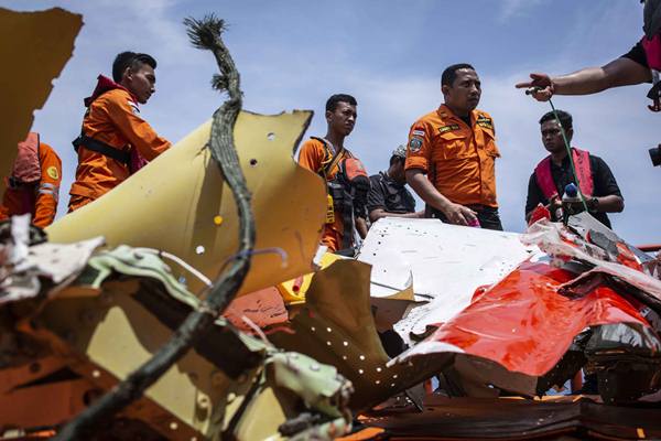  Basarnas Temukan Mesin Pendorong Pesawat Lion Air JT-610