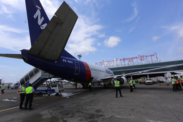  Otoritas Bandara Internasional I Gusti Ngurah Rai Gelar Ramp Check Pesawat