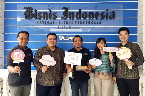  JW Marriott Kunjungi Kantor Bisnis Indonesia di Surabaya