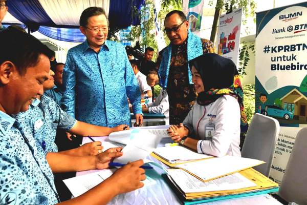  Bidik Rp1 Triliun, BTN Gaet Bluebird Sediakan KPR Pengemudi & Karyawan
