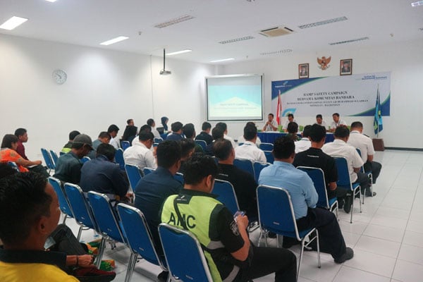  PT Angkasa Pura I (Persero) Balikpapan Laksanakan Sosialisasi Ramp Safety Campaign