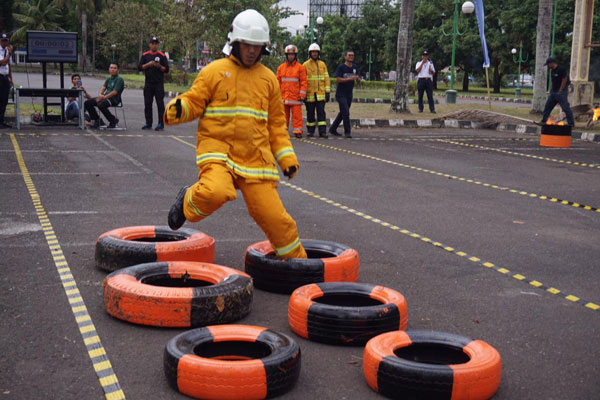  Angkasa Pura I Gelar ARFF Challenge Di Lombok