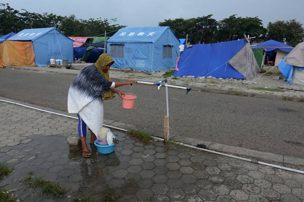  Stok Logistik Pemkot Palu bagi Pengungsi Cukup untuk Sepekan