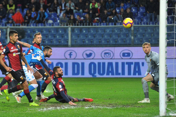  Hasil Lengkap Liga Italia, Gol Bunuh Diri Genoa Menangkan Napoli
