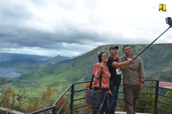  Wisata Tele Geopark, Seperti Ini Jalan Lingkar Pulau Samosir Sekarang