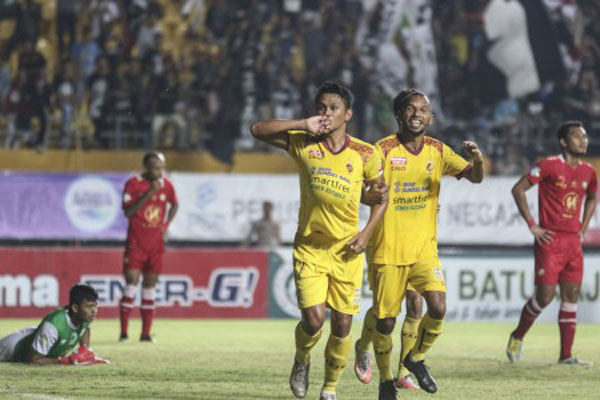  Hasil Liga 1, Sriwijaya FC Jauhi Zona Degradasi