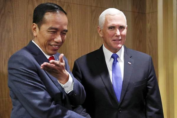  Bertemu dengan Pence, Jokowi Minta AS Pertahankan Fasilitas GSP