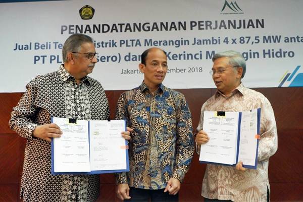  Kerja Sama Tenaga Listrik PLTA Merangin