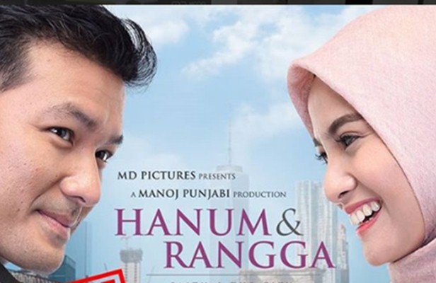  Heboh Rating Bintang Lima di Film Hanum & Rangga, Begini Penjelasan Pihak MD 