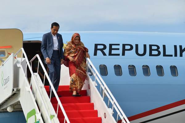  Setelah dari KTT Asean di Singapura, Jokowi Tiba di Merauke Dini Hari