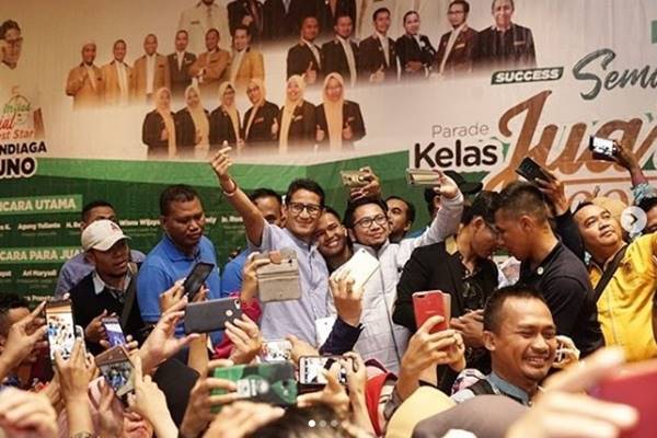  Sandi Doakan Pengusaha Agung Yulianto Sukses Jalani Tes Wagub DKI 