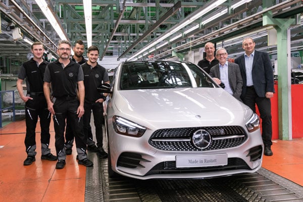  Mercedes-Benz Mulai Produksi Seri B-Class di Rastatt