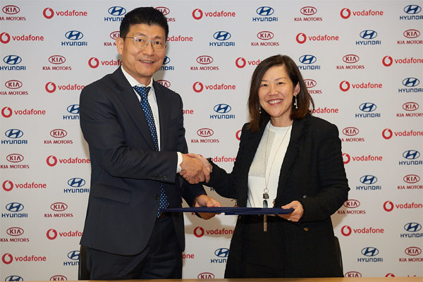  Hyundai dan Kia Bangun Kemitraan Strategis dengan Vodafone