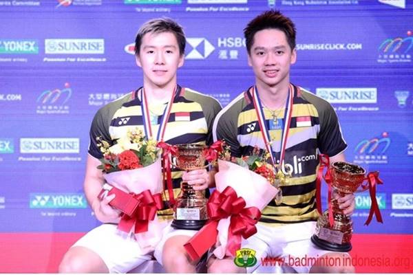  Kevin & Marcus Rebut Juara Hong Kong Terbuka 2018