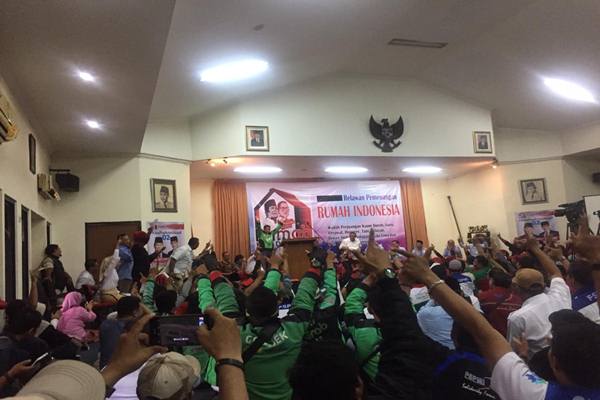  Komunitas Pengemudi Ojek Daring Dukung Prabowo-Sandi