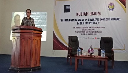  Kemendag Ajak Mahasiswa Unima Perkuat Kawasan Ekonomi Khusus