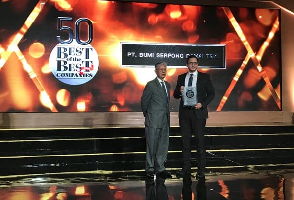  Sinarmas Raih Penghargaan Top 50 Companies 2018