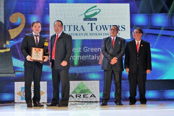  Citra Tower Kemayoran Raih Best Green Office