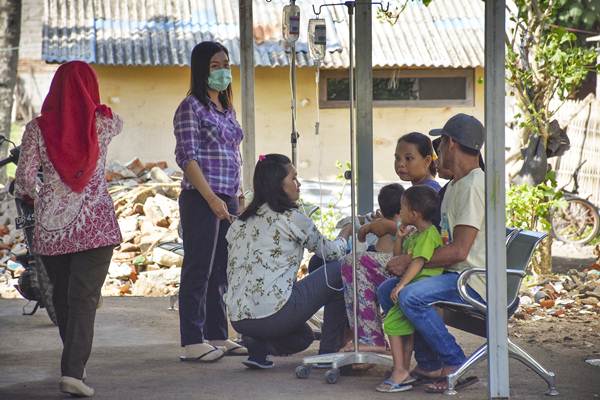  Lombok Diguncang Gempa 5,7 SR