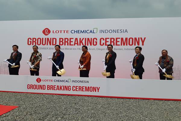  Groundbreaking Kompleks Petrokimia Lotte Chemical Indonesia