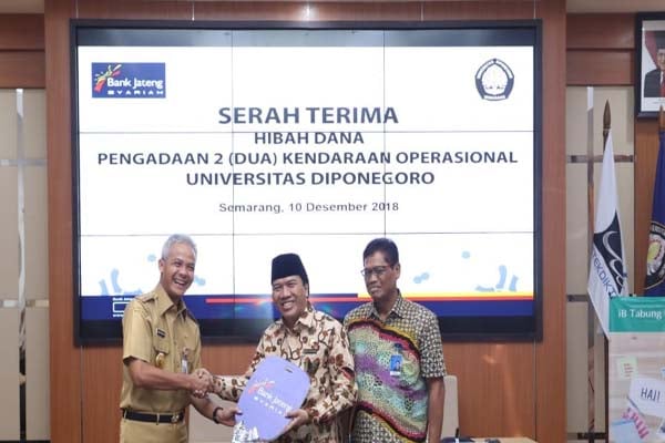  Bank Jateng Syariah Bantu 2 Mobiln Operasional Untuk Undip