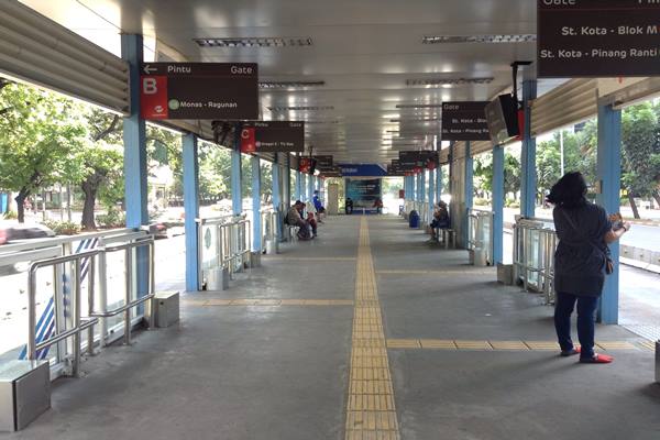  Halte TransJakarta Akan Terintegrasi dengan MRT, KRL, dan LRT