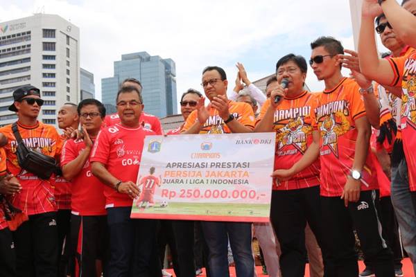  Apresiasi Prestasi Persija, Bank DKI Beri Hadiah Rp250 juta