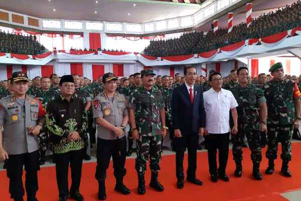  Jokowi Tatap Muka Dengan 3.300 Babinsa di Jambi