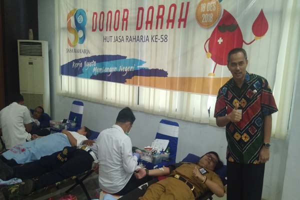  Milad ke 58, Jasa Raharja Kalsel Gelar Donor Darah