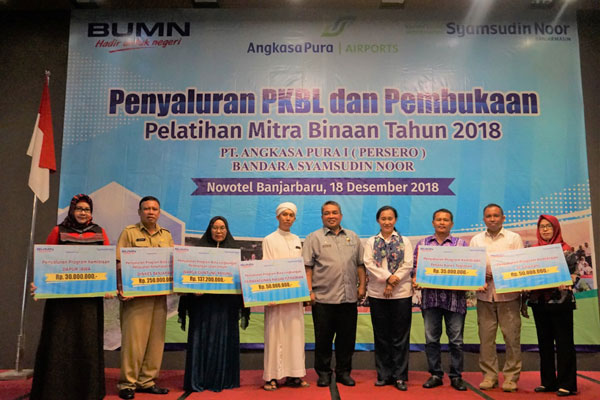  CSR Bandara Syamsudin Noor Gelar Pelatihan Mitra Binaan dan Penyaluran PKBL 