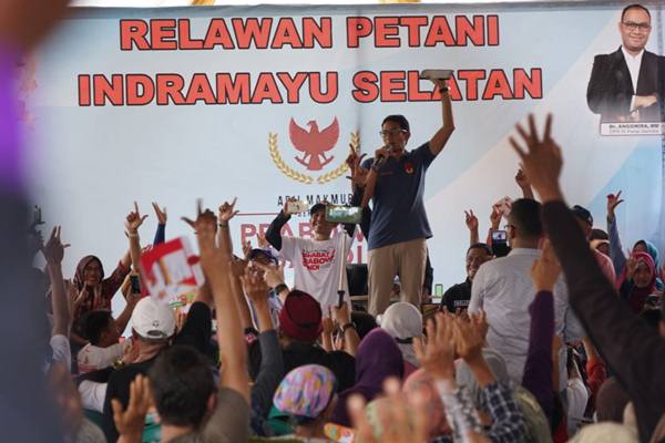  Dicurhati Petani Indramayu, Sandi Janjikan Tiga Swasembada Ini