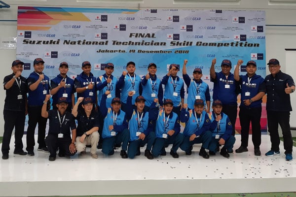  1.274 Teknisi Suzuki Adu Hebat di Ajang Skill Competition 2018