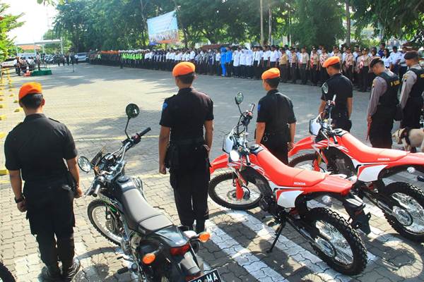  Apel Pasukan Angkutan Natal dan Tahun Baru di Stasiun Tawang Semarang