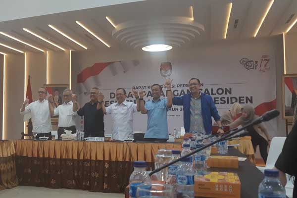  KPU Bahas Tema Debat Tim Kampanye Peserta Pilpres